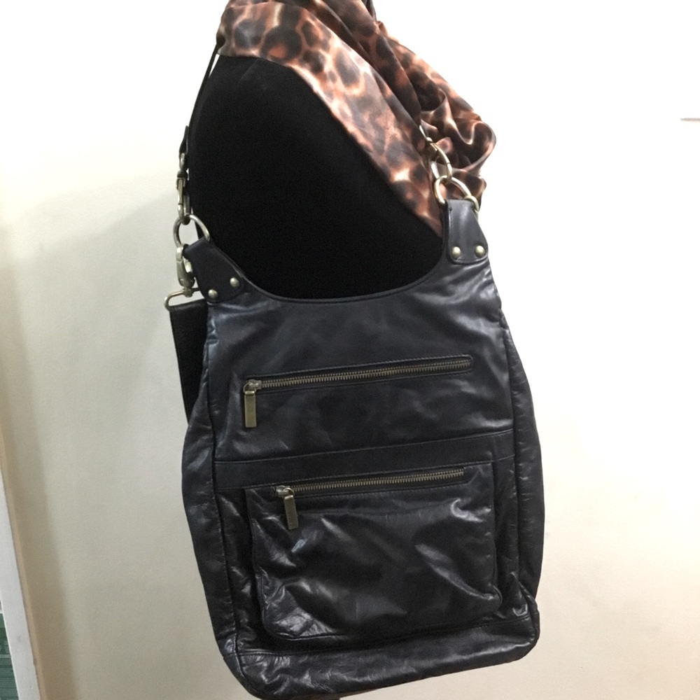 Hobo International leather backpack / shoulder bag purse